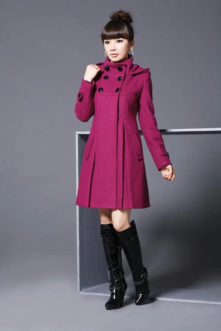 2016 during the spring and autumn winter dress coat long big yards of women's cloth cultivate one's morality | Женская одежда