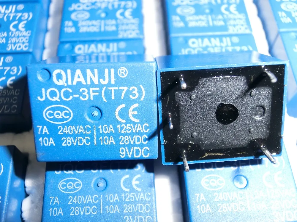 5 шт. Горячая новинка JQC-3F (T73) T73 DIP-5 3VDC 5VDC 6VDC 9VDC 18VDC 24VDC 7A 240VAC 10A 125VAC/28VDC реле питания |