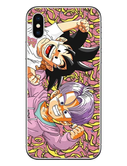Японская анимация Dragon Ball z goku Dragon Ball Coque Shell чехол для телефона Apple iPhone 8 XR XS Max 6 6 S Plus X 5 5S SE чехол