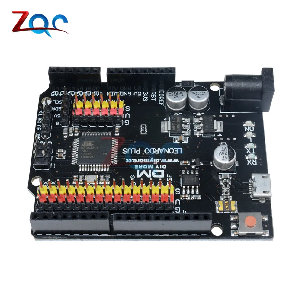 Макетная плата Leonardo R3 Plus Mcrocontroller ввода/вывода защитный модуль ATmega32U4 Pro Micro 5 в SPI IIC