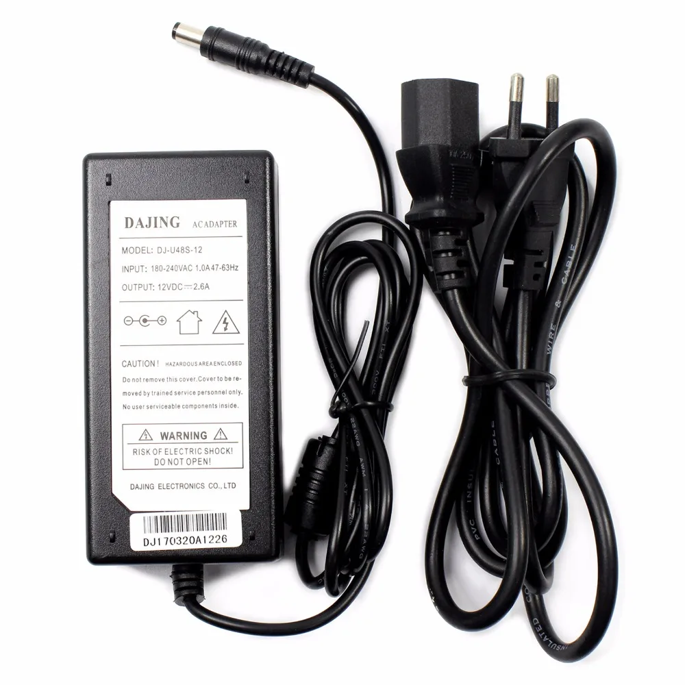12VDC 2.6A 40W AC адаптер питания для ЖК монитора (один из них UK DE FR US/NEMA AU EU Plug)|adapter ac|adapter
