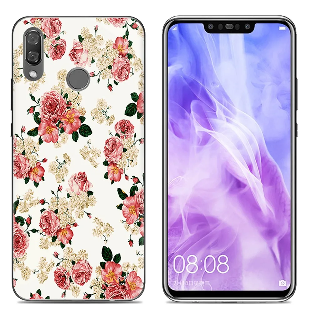New Arrival Phone case For Huawei Nova 3 6.3-inch Fashion Design Art Painted TPU Soft Case Back Cover Shell |