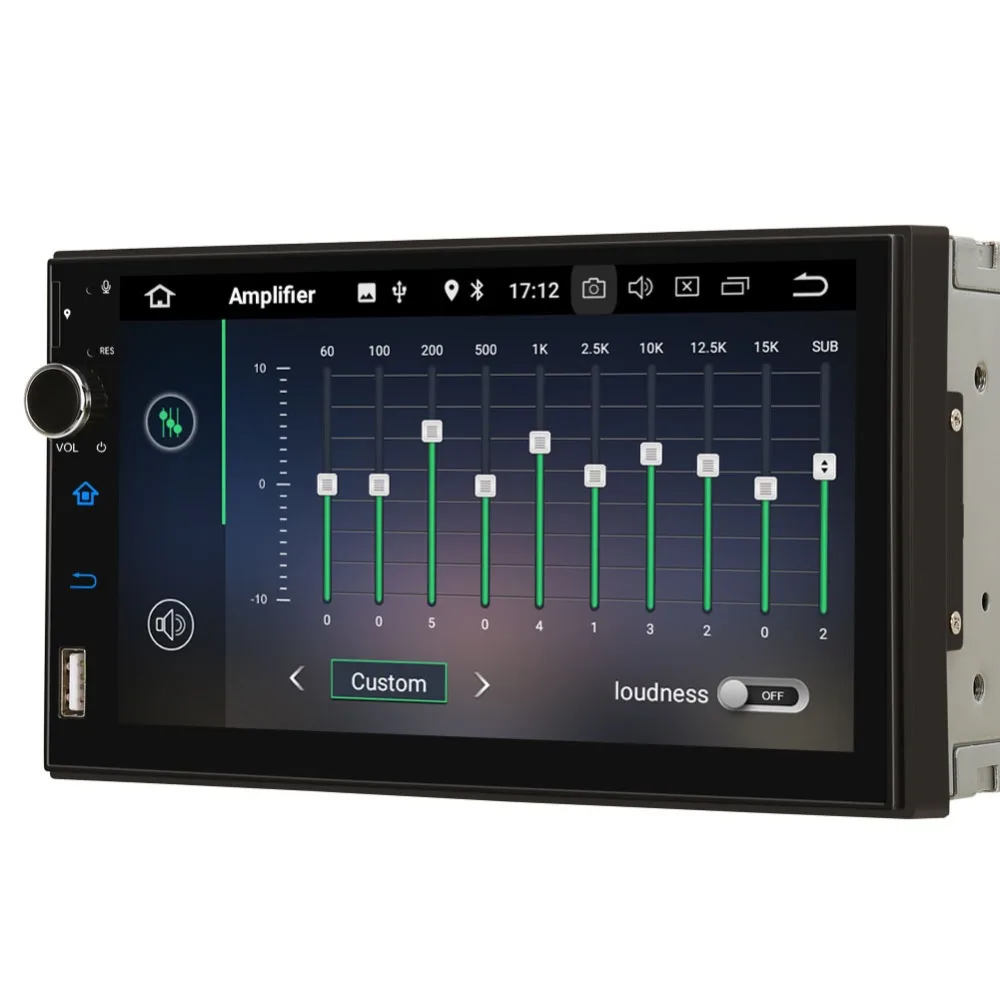 Pumpkin 2 Din 7''Android 8 0 Универсальное автомобильное радио без dvd плеера GPS навигация 4