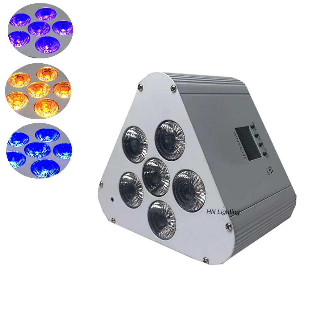 Новый 6x18 Вт RGBWA + УФ светодиодный аккумулятор и беспроводный Par can uplight пульт