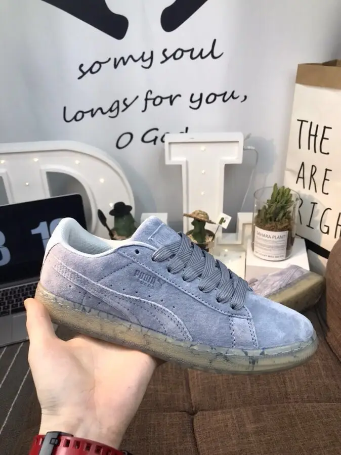 2018 Новое поступление Puma Suede CLASSIC человека и Для женщин Спорт Кроссовки бадминтон