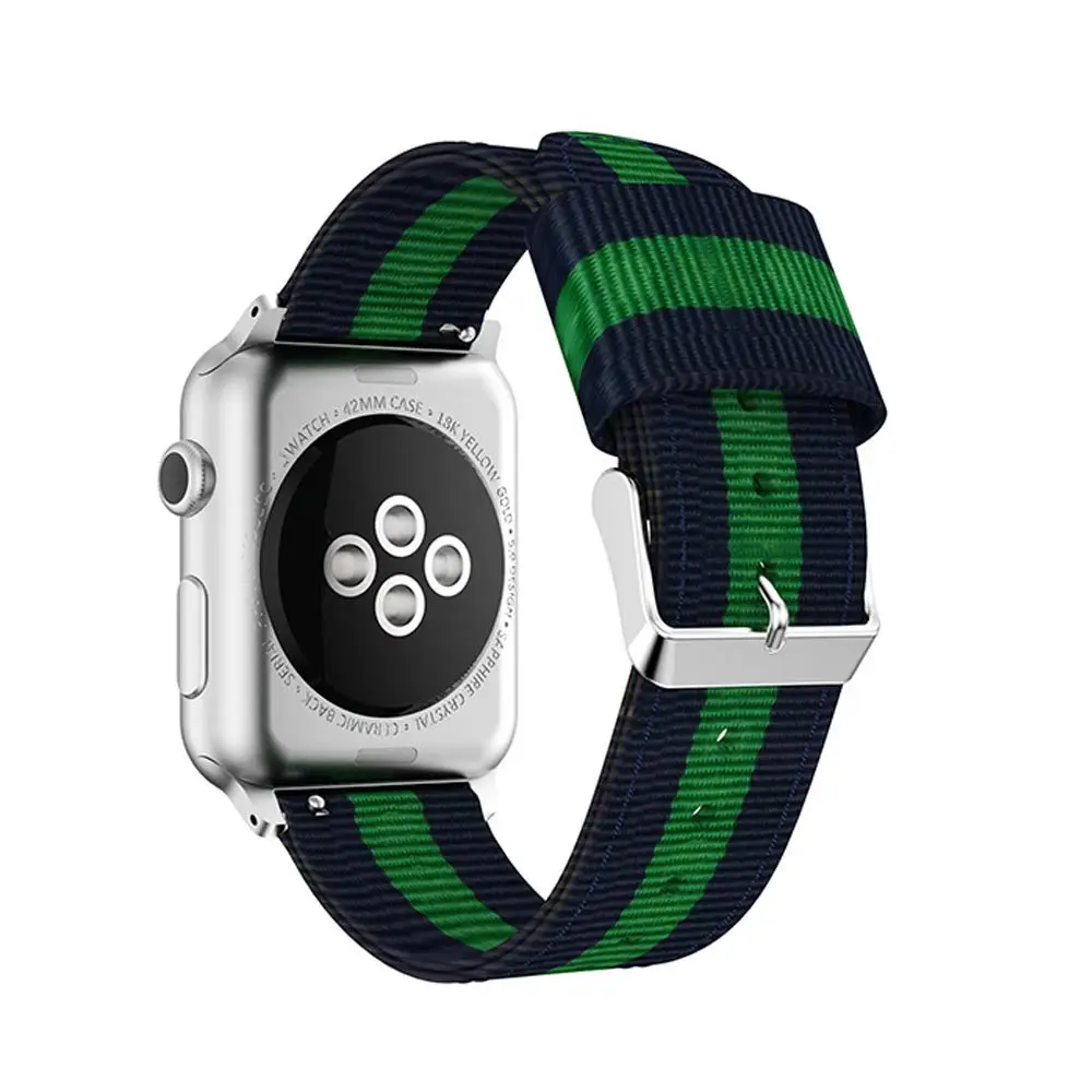 Спортивный нейлоновый ремешок для часов Apple Watch 42 мм 38 4/3/2/1 Band iwatch 44 40 correa pulseira