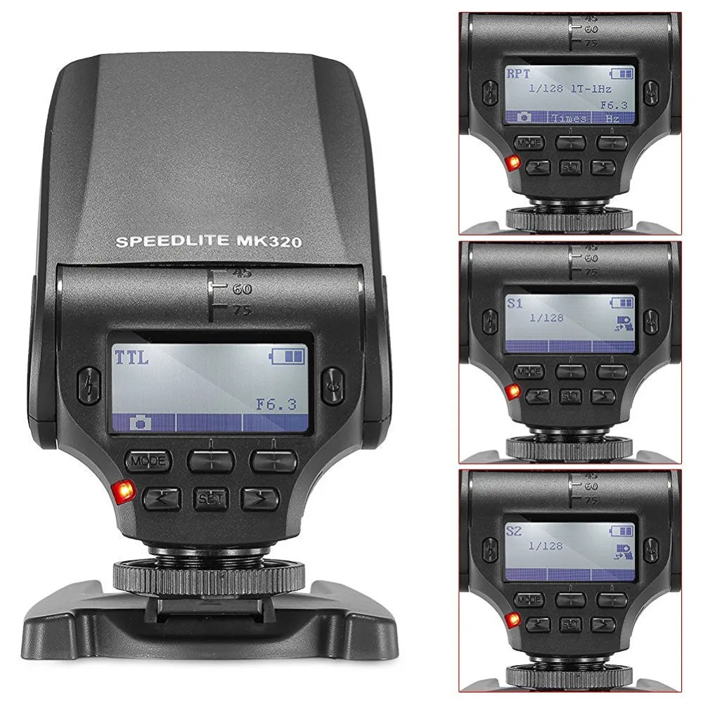 Neewer NW320 ttl ЖК-дисплей Дисплей Вспышка Speedlite для цифрового фотоаппарата Panasonic Lumix DMC GF7 GM5 GH4 GM1 GX7 G6 GF6 GH3 Olympus OM-D E-M5 II E-M10