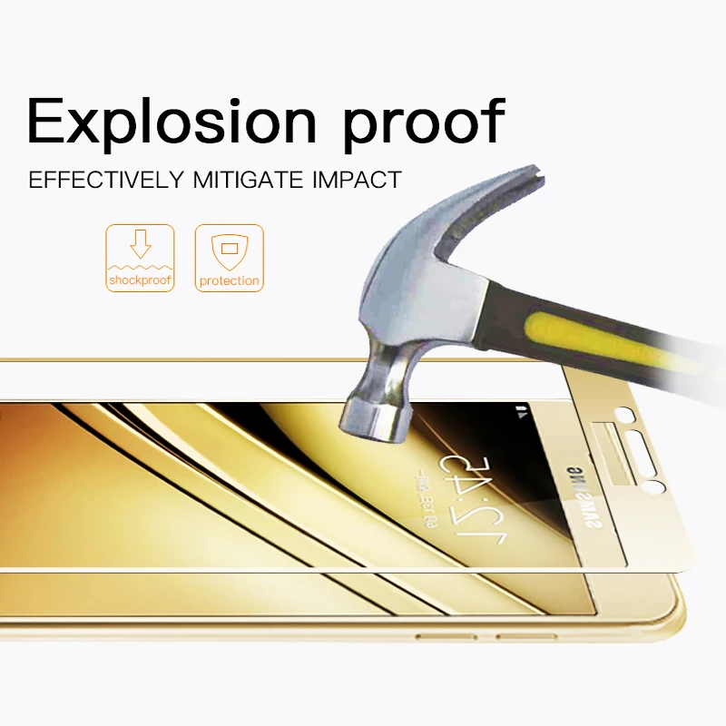 9D защитный Стекло для samsung Galaxy J7 Pro закаленное стекло 7J 2018 премьер 2 Duo чехол