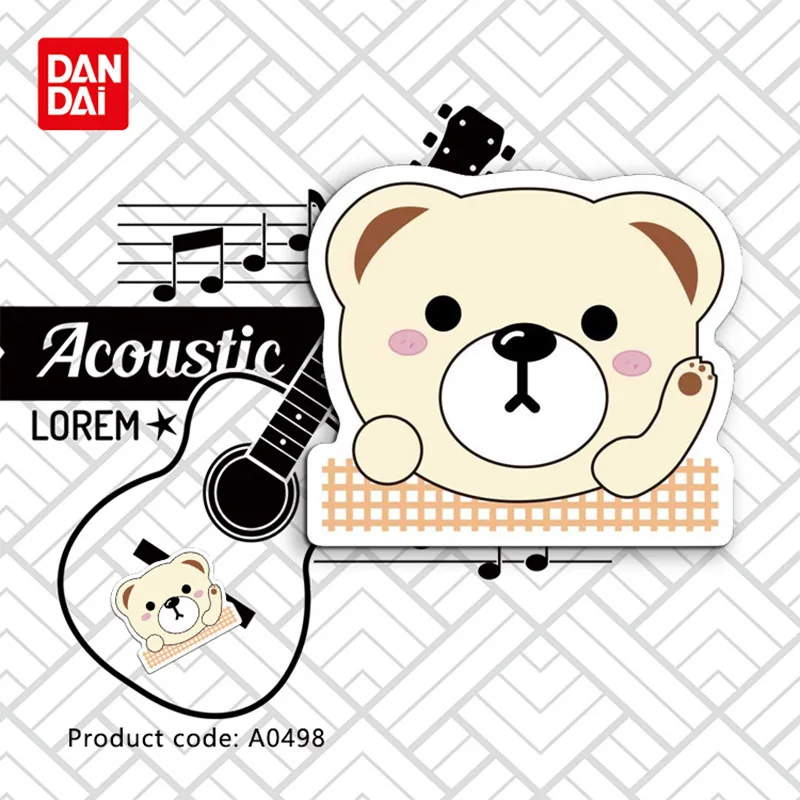 Color Bear Animal Scarf Cartoon Rag doll Cute Funny Waterproof Sticker Notebook Phone Skateboard Guitar Set A0569 LM 30 | Игрушки и