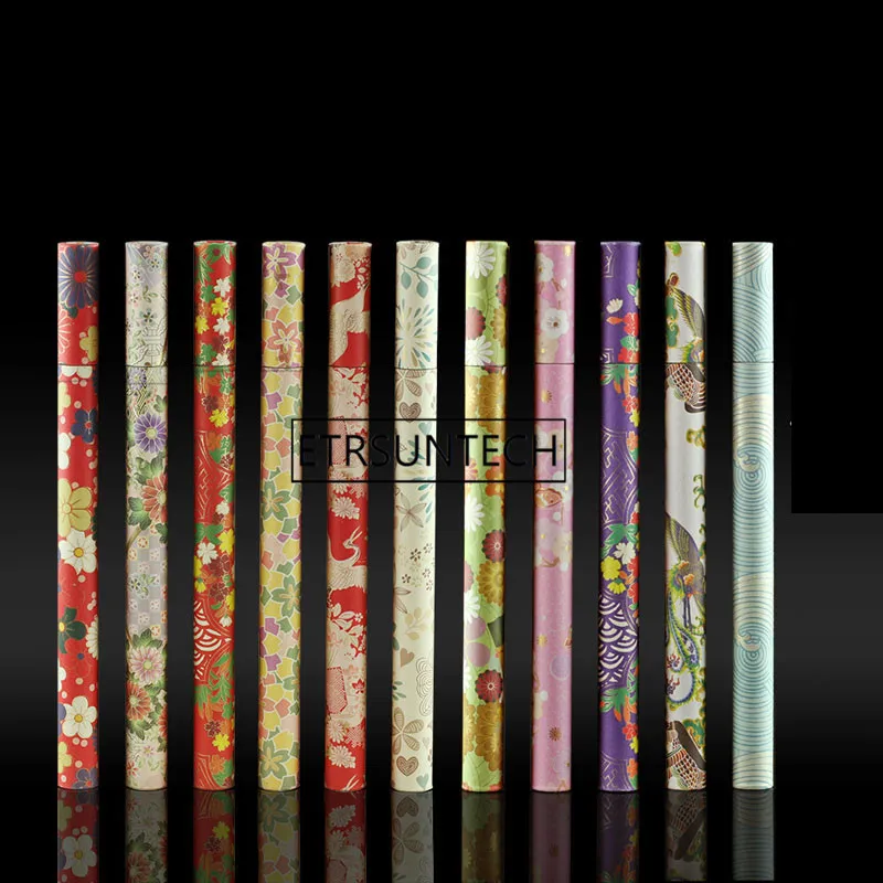 100 шт. бумажная трубка для благовоний в японском стиле красочная утолщенная бочка