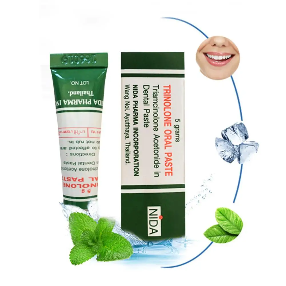 Таиланд травяные язвы для рта крем воспаления полости зубная боль язык лечение