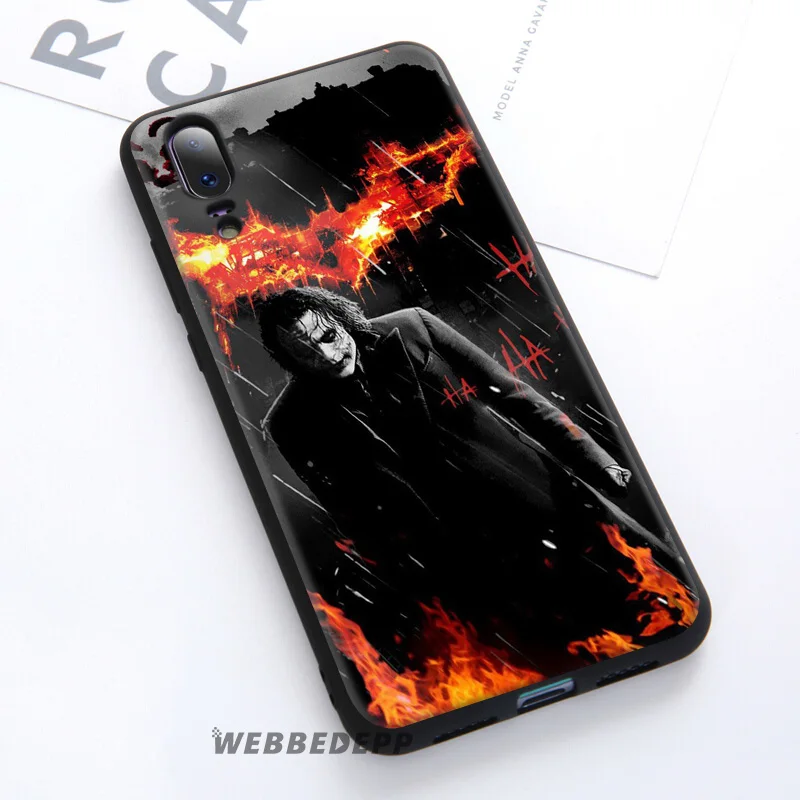 Мягкий чехол WEBBEDEPP The Dark Knight Joker для Huawei P30 P20 Pro P10 P9 Lite 2017 P Smart 2019 &amp Nova 3 3i Y9 |