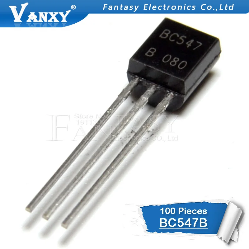 100PCS BC547B TO-92 BC547 TO92 547B new triode transistor | Электронные компоненты и принадлежности