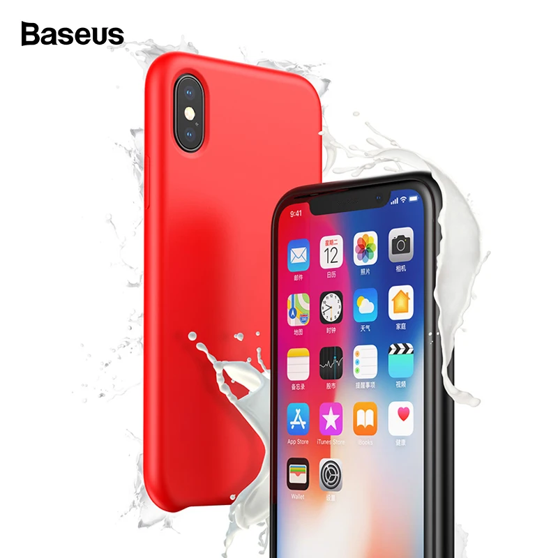 Baseus чехол для телефона для iPhone XS Max XR Capinhas роскошный жидкий силиконовый чехол для iPhone XSMax XR Funda Bumper Coque