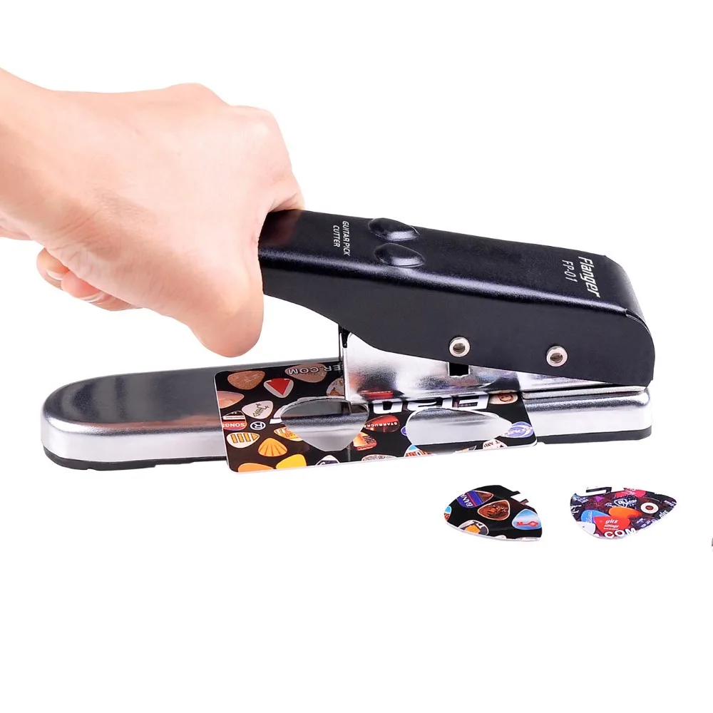 

Flanger Guitar Pick Maker Plectrum Punch Cutter Made of Stainless Steel & Plastic Durable DIY Picks Stringed Instruments Tool