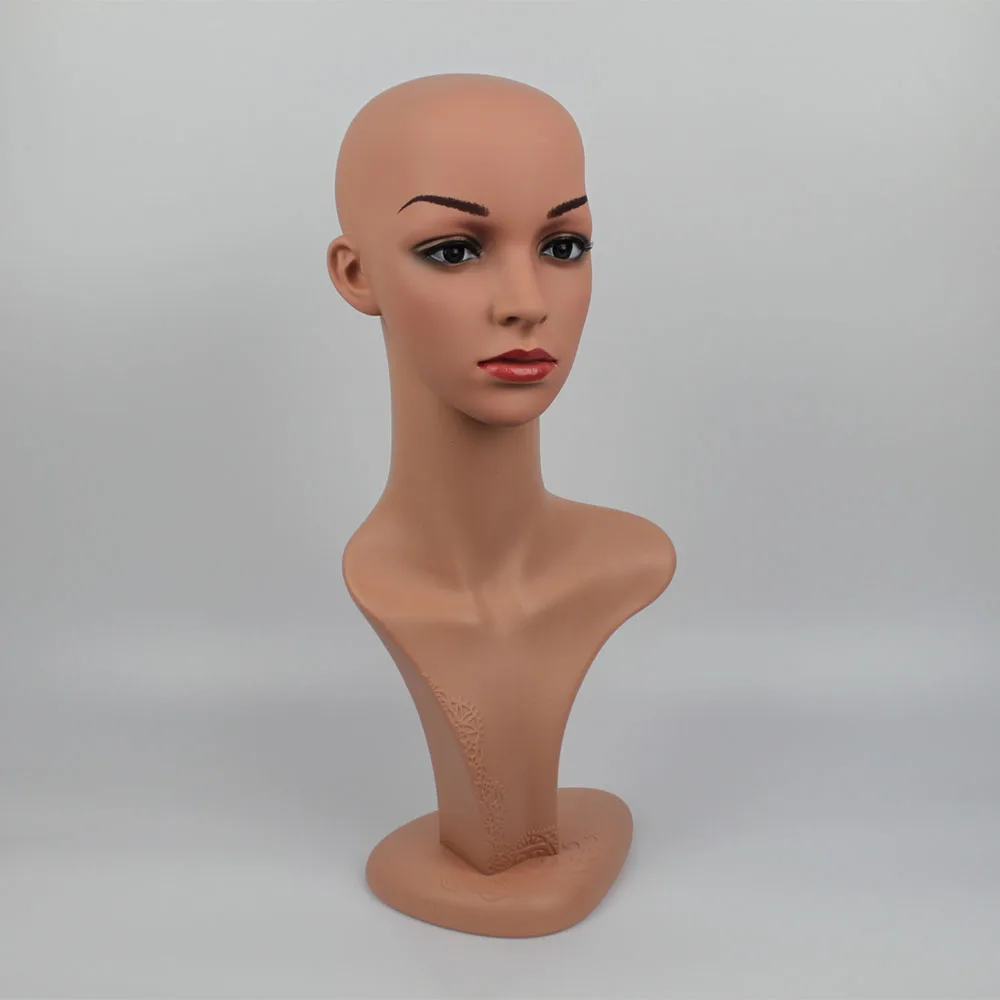 Высокое качество PE реалистичный манекен женщина головы парик D5 X|mannequin dummy head|manikin