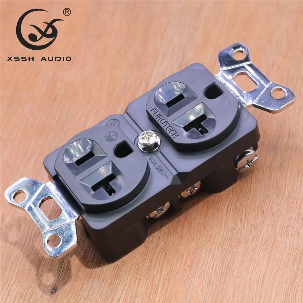 XSSH аудио в режиме реального красный с покрытием из чистой меди золото родий 20amp 20A