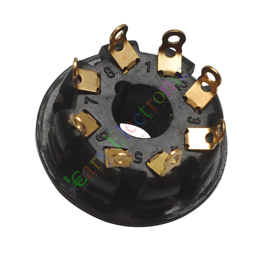 Оптовая и розничная продажа 4 шт. 8 контактная вакуумная трубка золотое покрытие