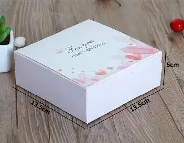 20 шт./лот дешевая Подарочная коробка для шоколада домашняя праздничная