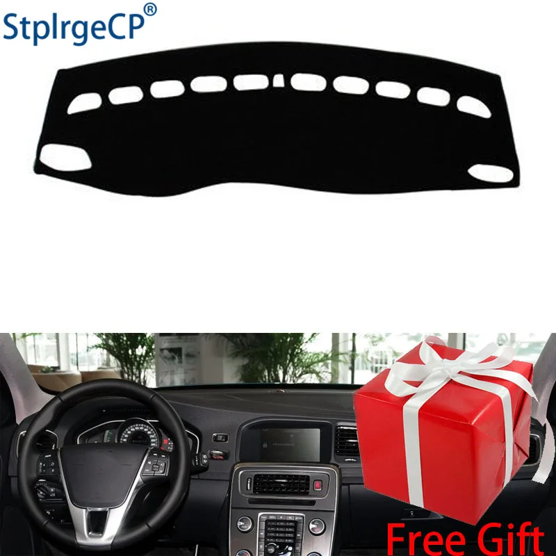 

for volvo S60 V60 2013 2014 2015-2017 dashboard mat Protective pad Shade Cushion Pad interior sticker car styling accessories