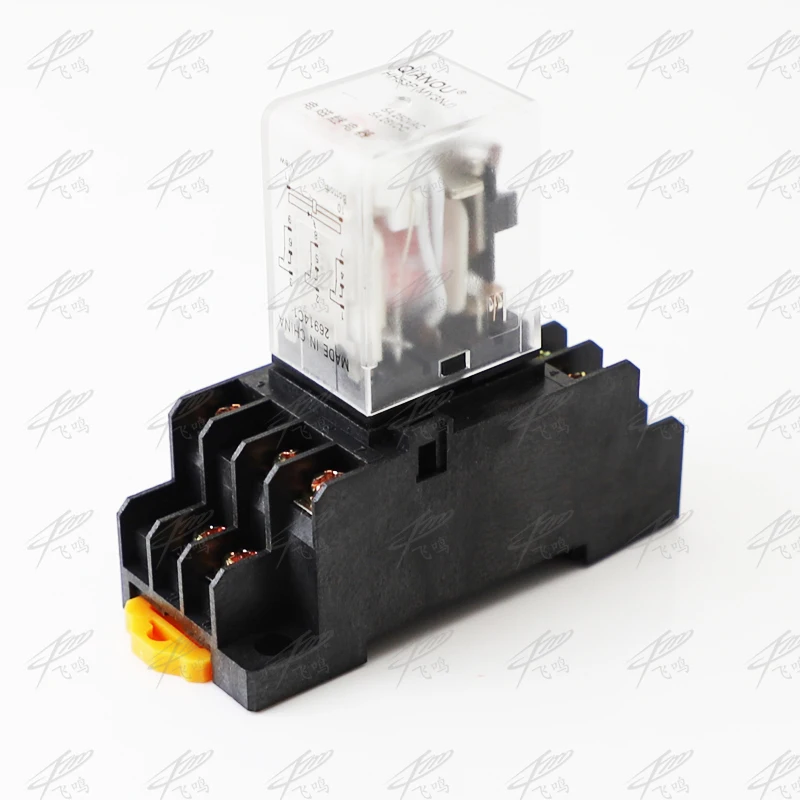 Миниатюрное реле мощности катушки MY3 HH53P MY3NJ 11pin 3NO 3NC Светодиодная лампа 5A AC 220V с