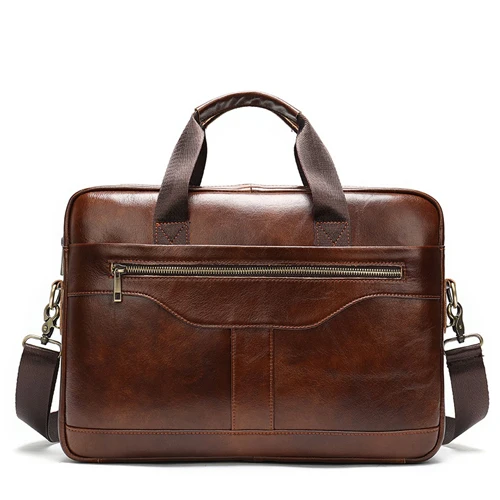 8824F4coffee Портфель westal, сумка-мессенджер, мужская, натуральная кожа, 14 дюймов, сумка для ноутбука, Мужские портфели, офисная, деловая, Сумка для документов, 8572 - Цвет: 8824F4coffee