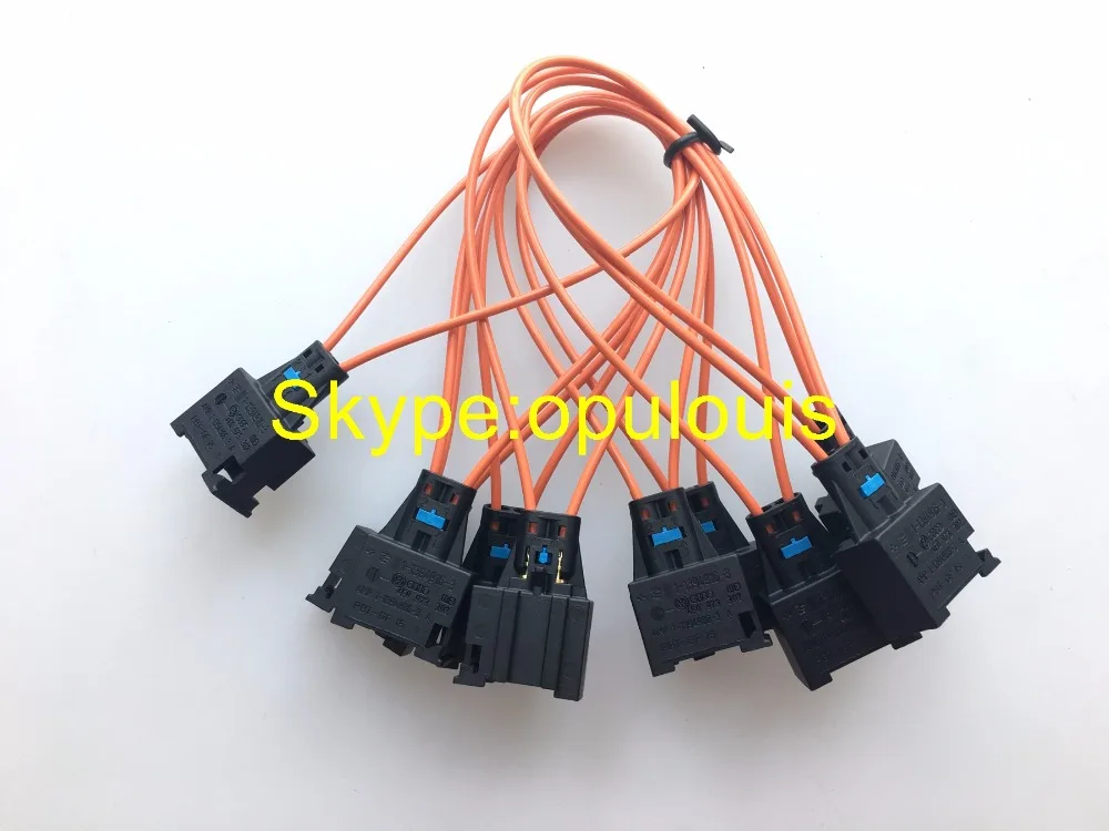 5 шт. коннектор для оптического кабеля VW Audi BMN Mercedes Benz|mercedes fiber optic|audi optic loopcable vw |