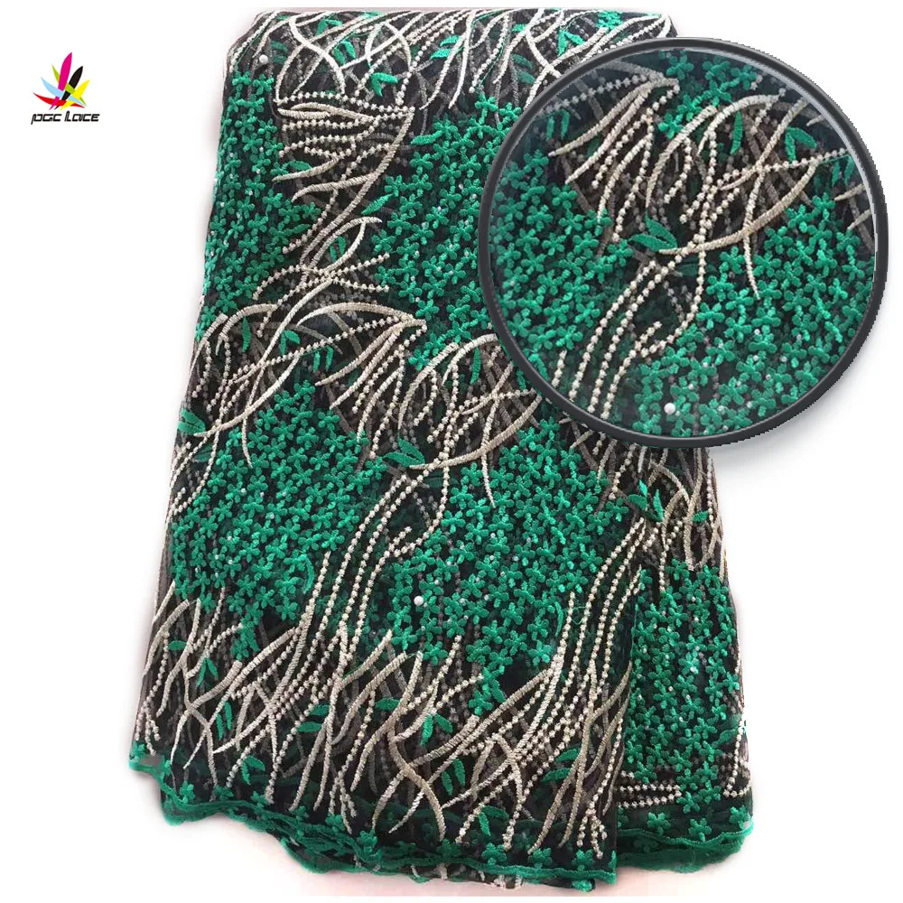 Африканский французский Кружево Ткань высокое качество с Камни в нигерийском