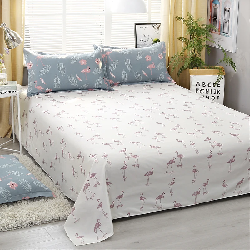 4 шт./компл. уютный Спальня необходимости лист птицы печати Постельное белье