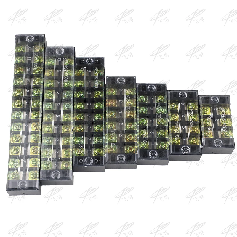 1 шт. двухрядная винтовая Клеммная лента 600 в 25 А TB 2503/TB 2504/TB 2506/TB 2508/TB 2505/TB 2510/TB 2512
