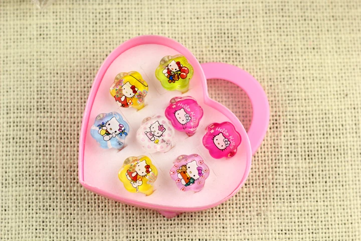 8 шт. оптовая продажа ювелирные изделия витрина принцесса коробка кольцо