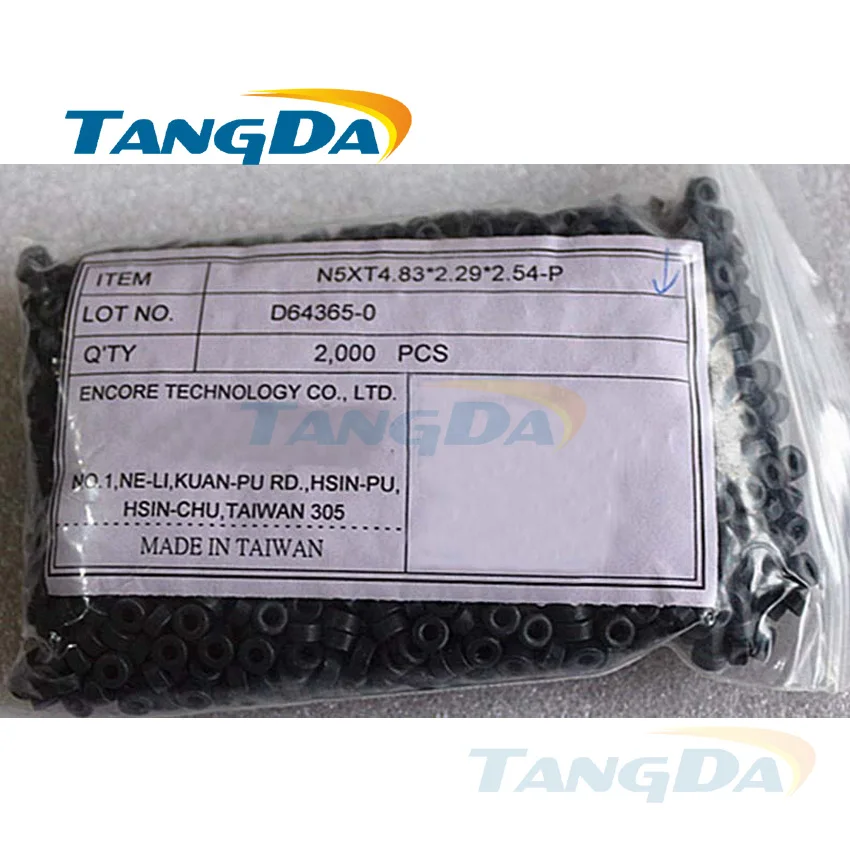 

Сердечник Tangda RH, мягкий ферритовый OD * ID * HT 4,83*2,29*2,54 мм, полая бусина, фильтр, цилиндрический сердечник, защита от помех EMI