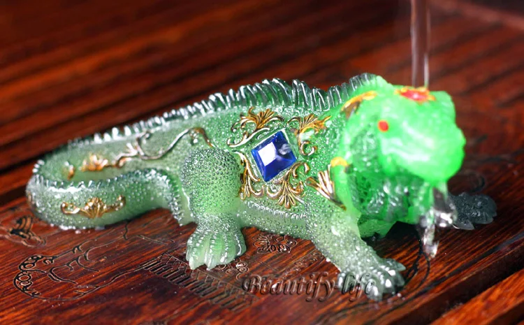 Талисман аллохроза золотой Моной аллохрозный Будда хамелеон чайный питомец S1026A