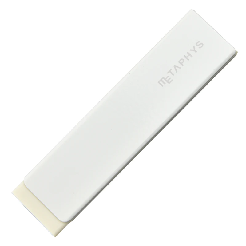 School Supplies Chewing Gum Style Thin Rubber Metal Case Pencil Eraser Stationery - Цвет: Белый