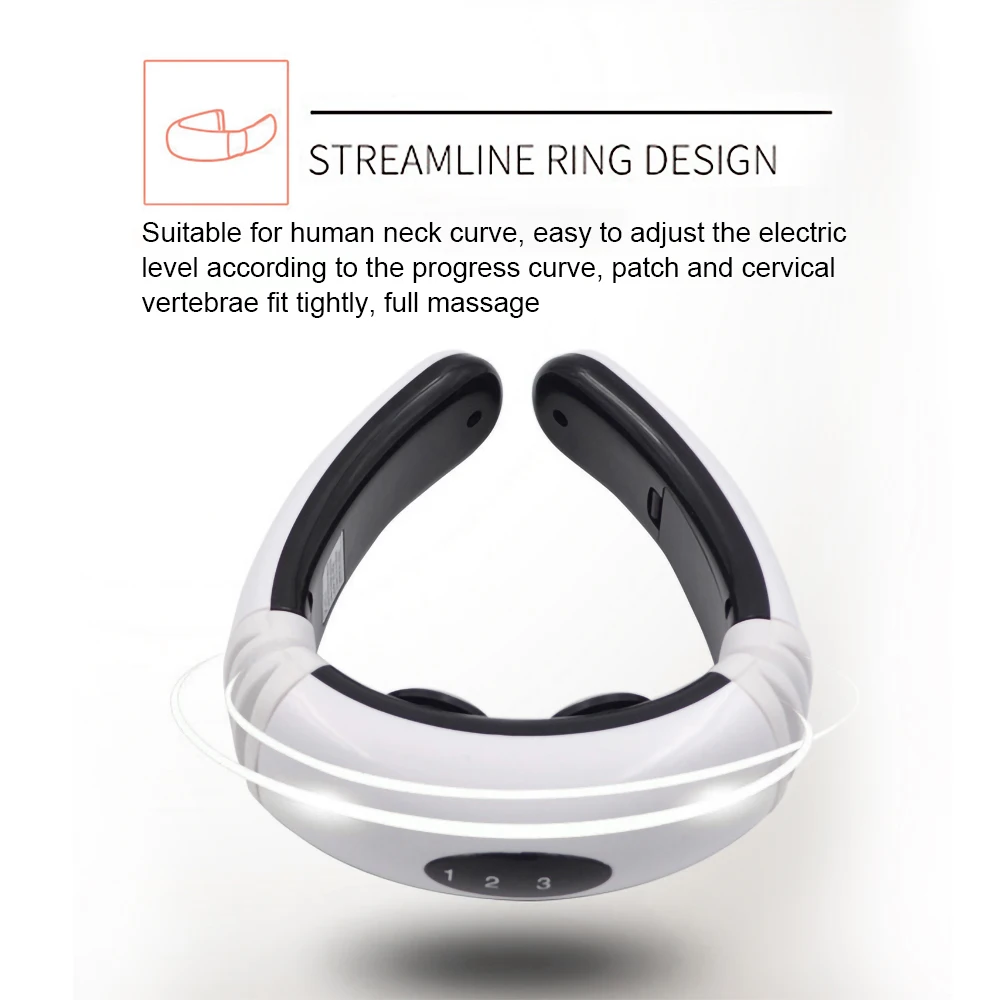 Электрический импульсный массажер для спины и шеи инструмент облегчения боли с