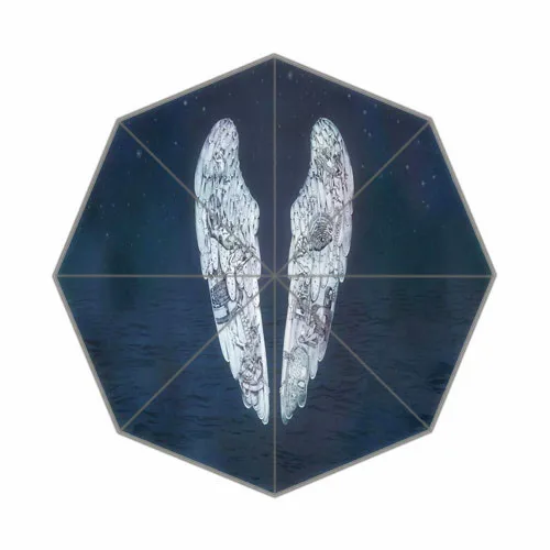 Модные Дизайн зонтик пользовательские Coldplay складной для человека и Для женщин |