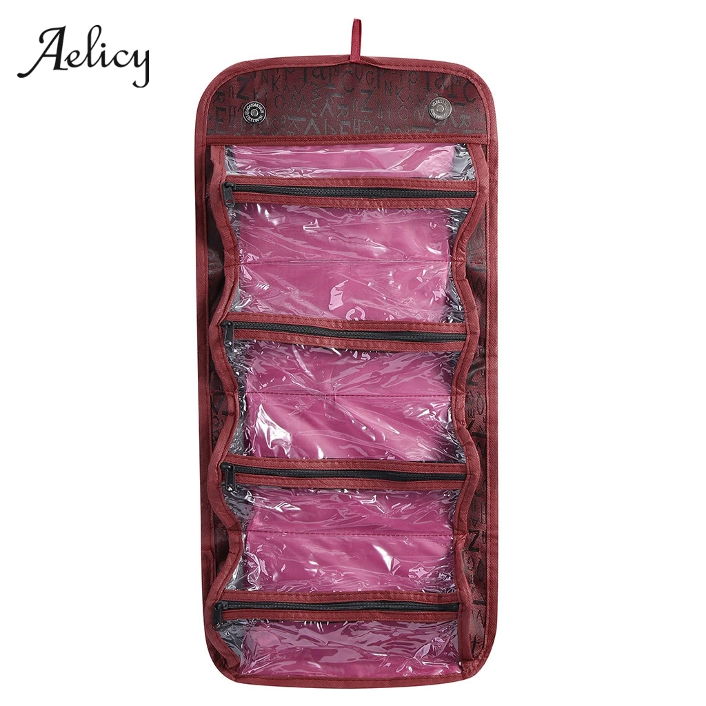 Aelicy дорожная косметичка складная сумка для бритья женская туалетных