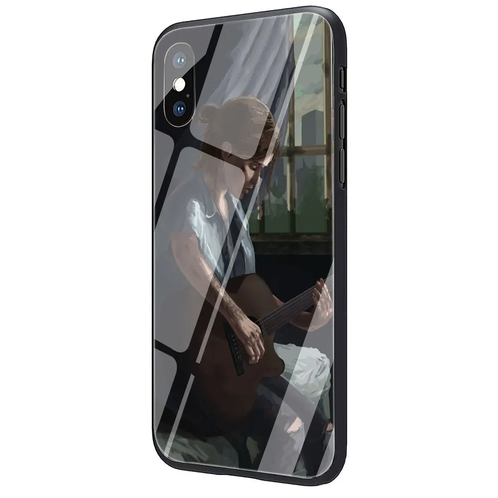 G12 Последний из США игра из закаленного стекла ТПУ черный чехол для iPhone X или 10 8 7 6 6S Plus Xr Xs Max - Цвет: G12