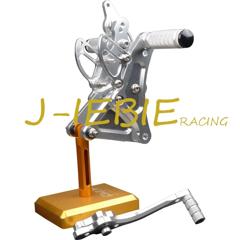 CNC гоночный Rearset Регулируемые задние комплекты подножки подходят для Buell XB9 XB12 XB9R