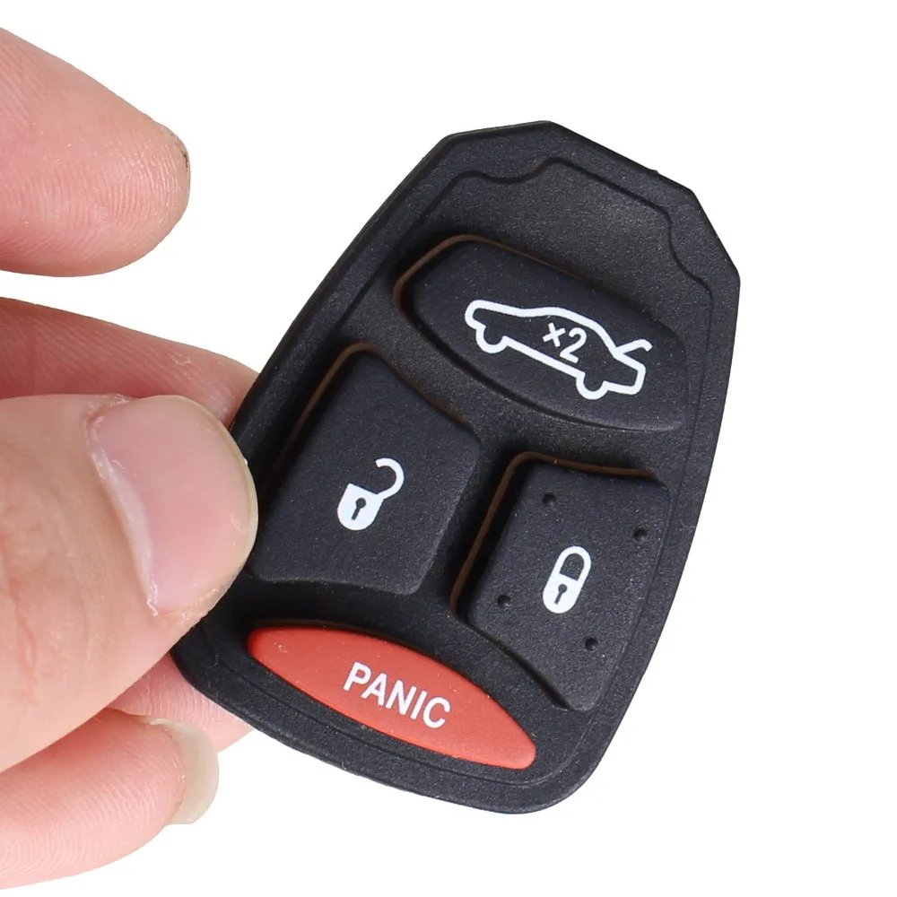Запасной дистанционный ключ KEYYOU резиновая накладка для 4 кнопок Chrysler /Dodge /Jeep |