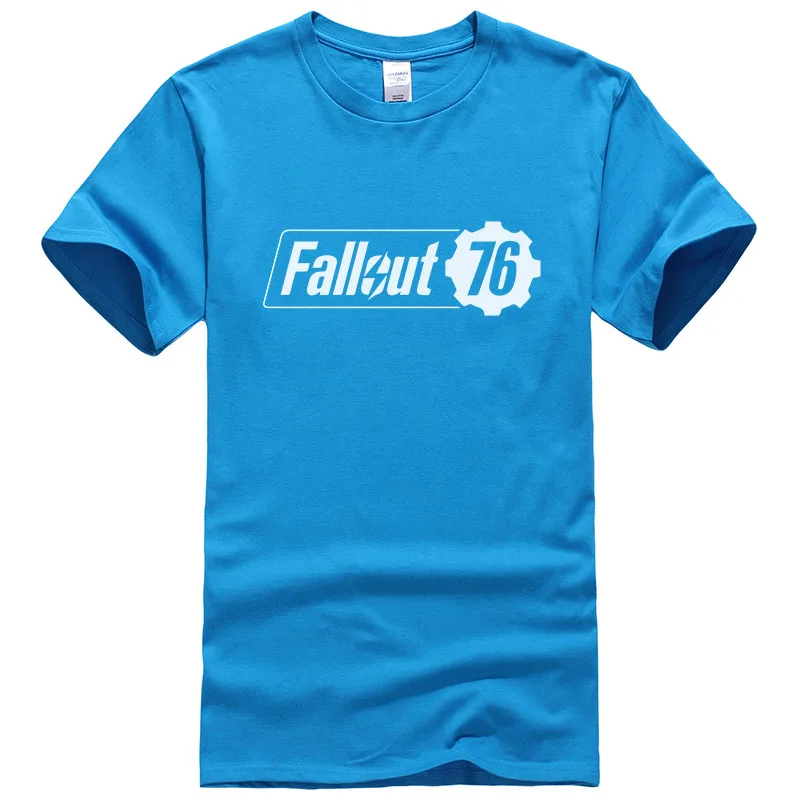Игра Fallout 76 Футболка мужская повседневная Летняя футболка с короткими рукавами футболки из хлопка футболки высокого качества T267