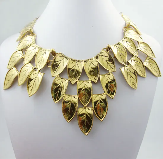 TTjewelry красивая модная Роскошная подвеска в виде кленового листа золотистого