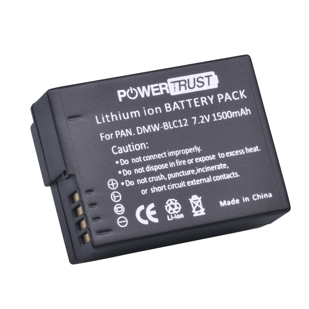 3 шт. батарея для фотоаппарата 1500 мАч|dmw blc12|blc12 batterydmw-blc12 battery |
