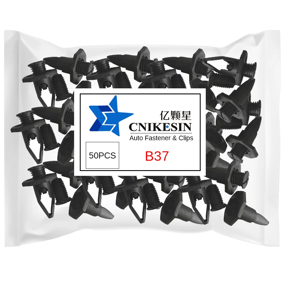 CNIKESIN 50 PCS B37 10 мм отверстие нейлон Фиксатор автомобильный бампер пуш-ап Тип щит