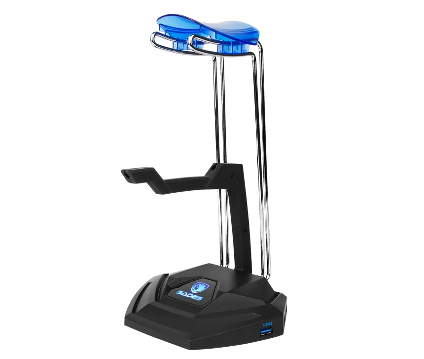 Многофункциональная подставка для наушников SADES Anubis держатель дисплея с портом