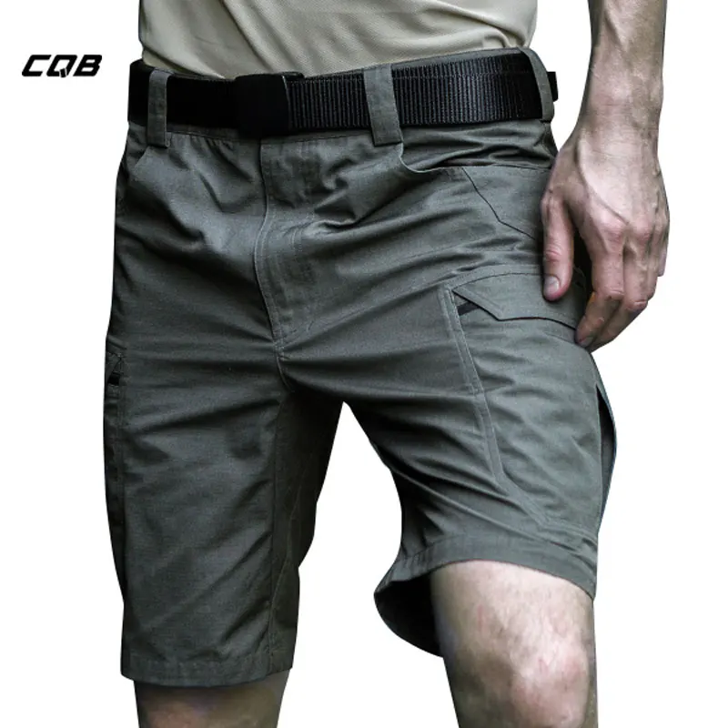 Goedkoop CQB Zomer Outdoor Sport Camping Tactische Mannen Shorts Broek Nylon Katoen Waterafstotend Multi Pocket Korte Voor Wandelen