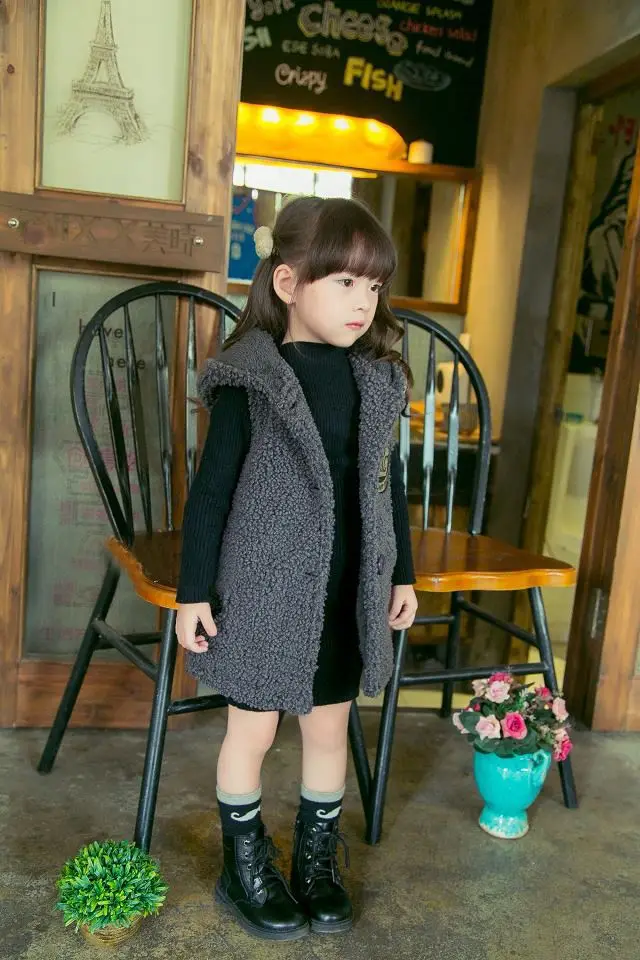 ExactlyFZ/жилеты для девочек детские толстовки теплая куртка верхняя одежда