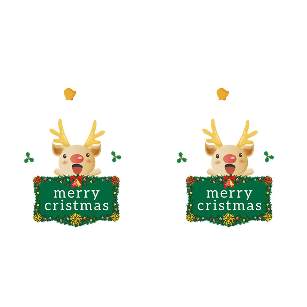 Наклейки на мебель 2019 рождественские украшения для дома Merry Рождество бытовой
