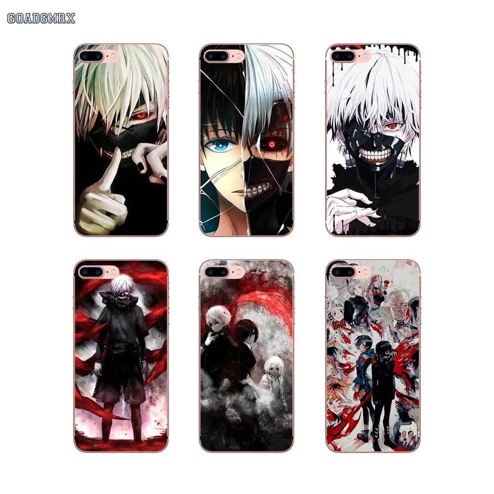 Прозрачный чехол из ТПУ Tokyo Ghouls Anime для Huawei Honor 6 Play 4C 5C 5 7X 8 9 Lite 5A 6A 6C Pro Y3 Y5 Y6 II Mate 7