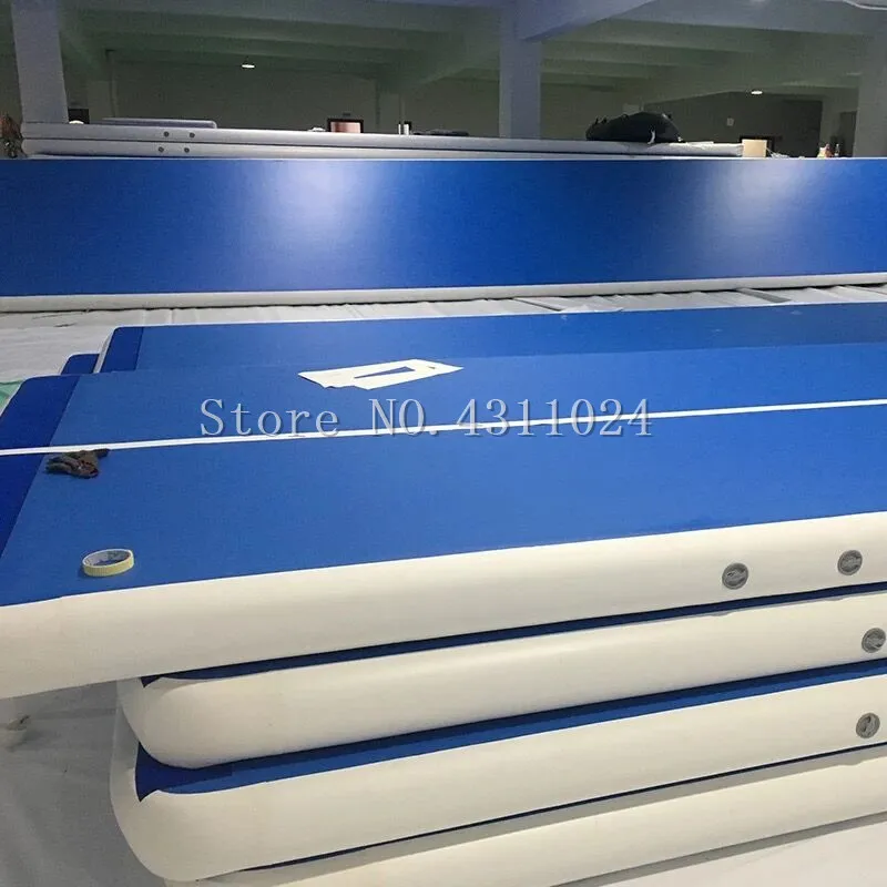 Дешево 8*2 м надувные гимнастические маты для пневматического трека, маты для чирлидинга, тренировочный пляж для гистики на воде (толщина 8 дюймов)